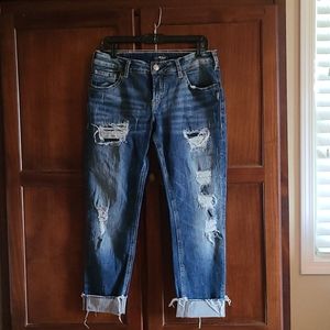 Silver Jeans SAM destroyed jeans sz 30